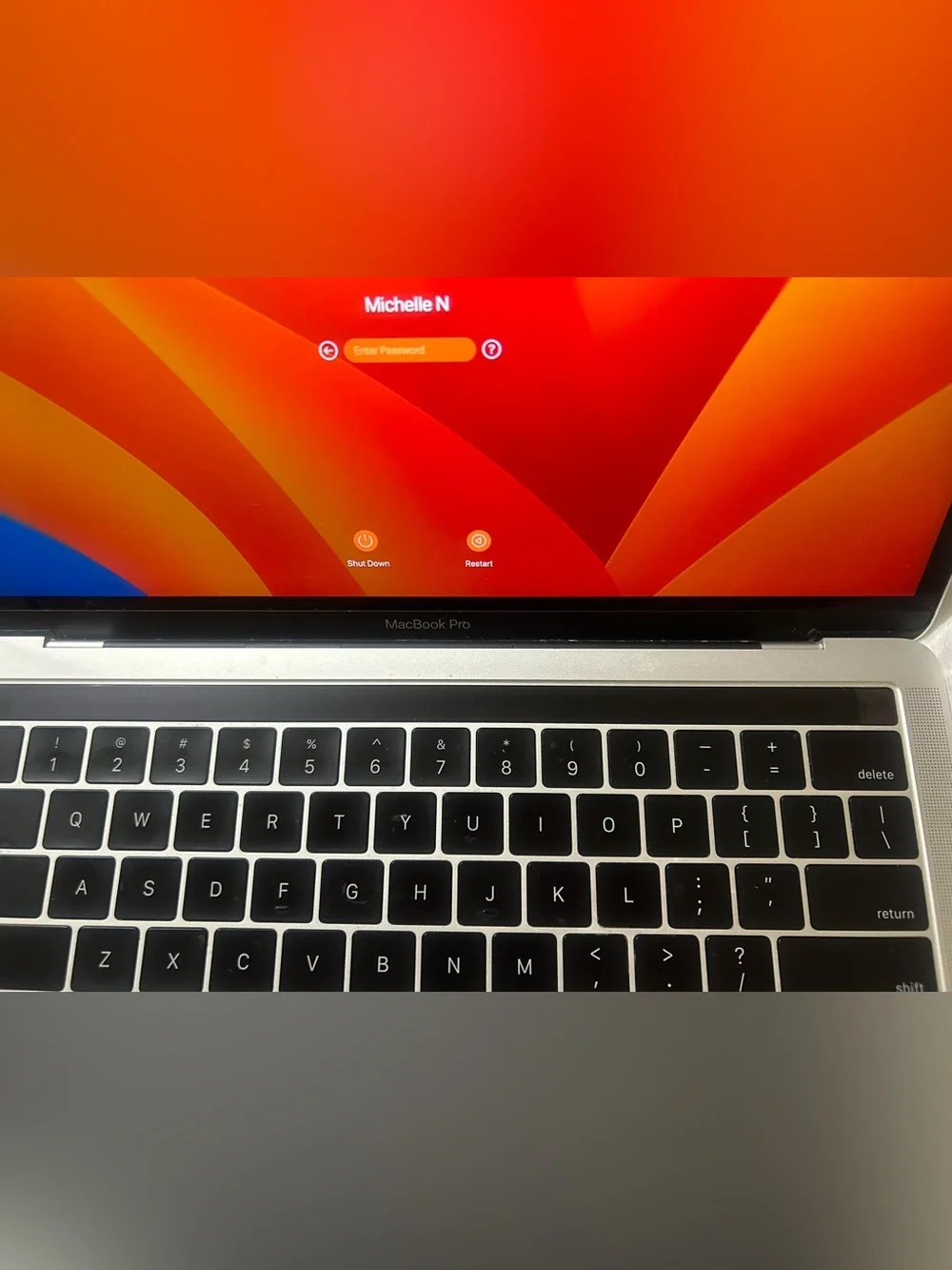 Apple MacBook Silver Aluminum Laptop with Apple Logo